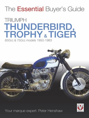 cover image of Triumph Thunderbird, Trophy & Tiger